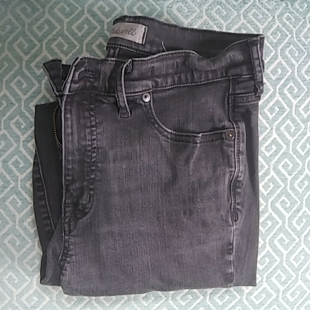 Madewell distressed 9-in. high rise skinny sz 29